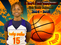 Landry-Walker Girls Basketball Team Portraits 2014